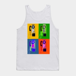 1970s telephone Pop art Tank Top